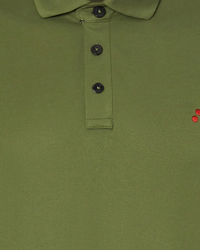 Peuterey Men's Polo Mezzola 02 Effimera Shirts T-shirts And Polos Green