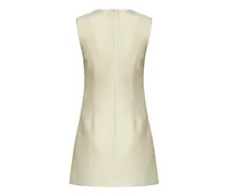 Taffeta Mini Dress — Yellow