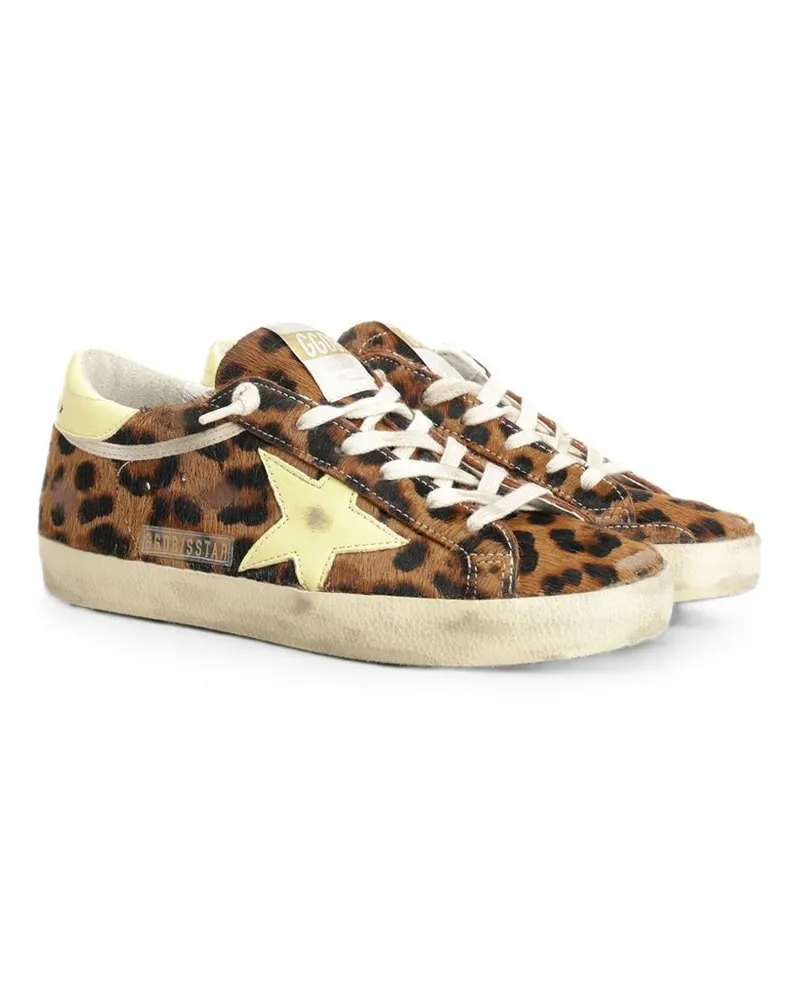 Golden Goose Super Star Sneakers — Brown Brown