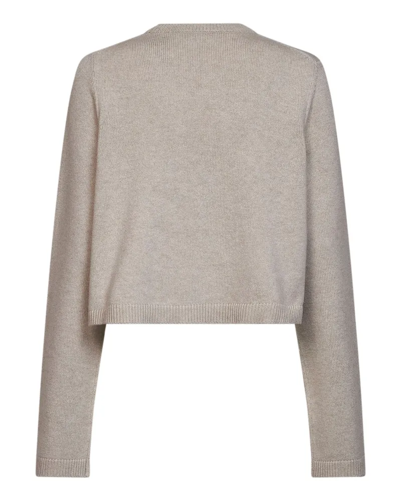 Alaïa Women's Boxy Cashmere Sweater Beige Beige