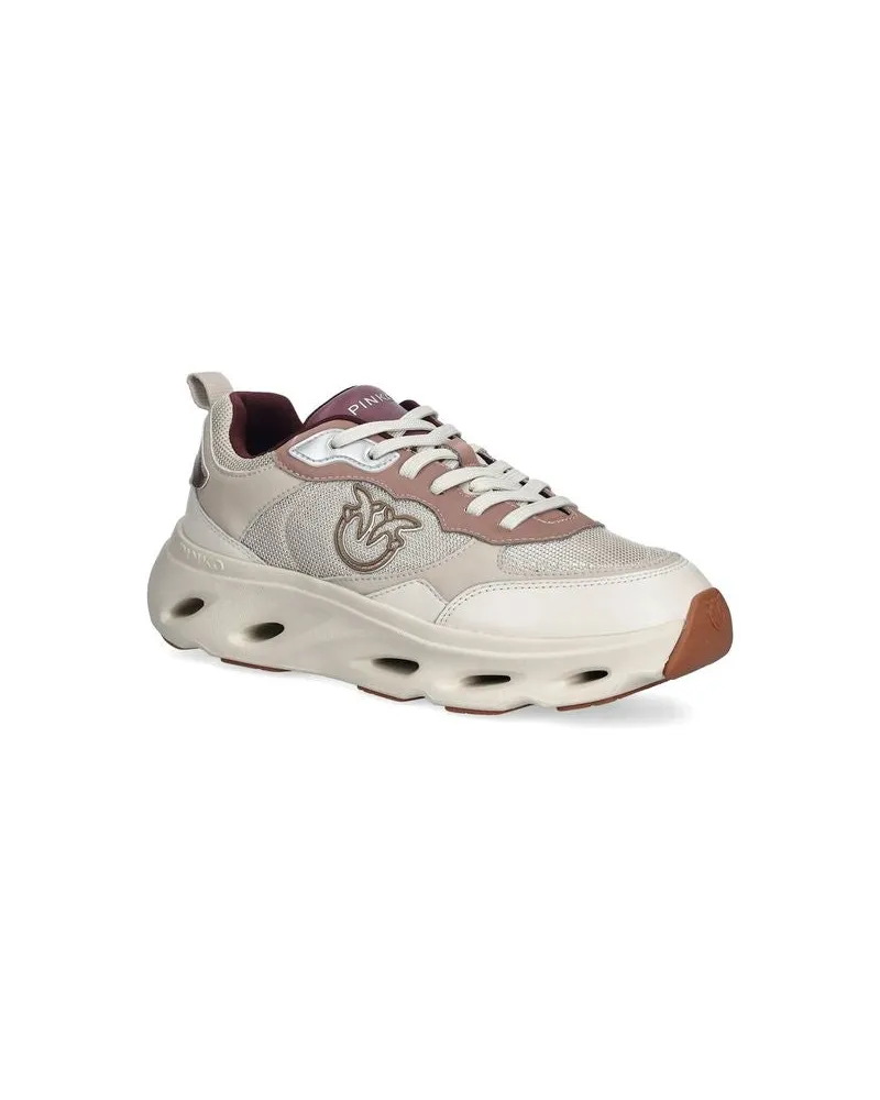 Pinko Women's Sneakers Corda-Wine Footwear Sports Cream
