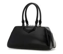 Women's Antigona East-West Top Handle Bag Black Calf