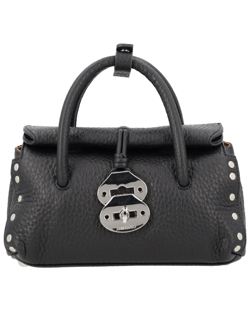 Zanellato Dotta Baby Leather Bag — Black Black