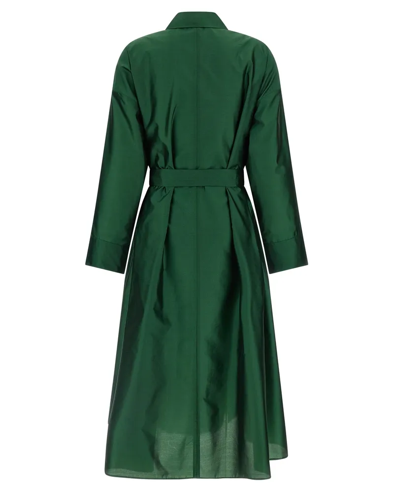 Max Mara Women's Bicolor Polyester Midi Dress Bicolor