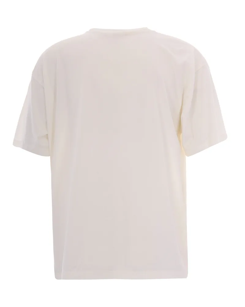 REPRESENT Men's T-Shirt Western Initial Flat White Cotton T-Shirts And Polos White