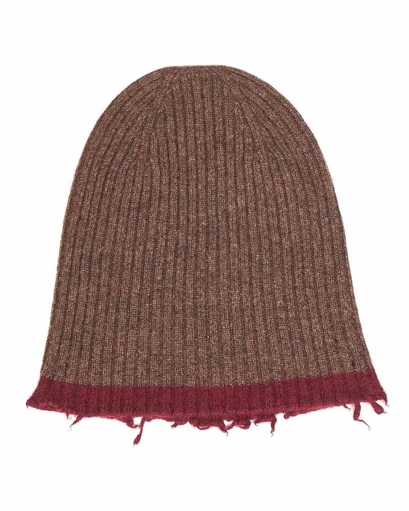 Uma Wang Women's Beanie Cashmere Brown Hat Brown
