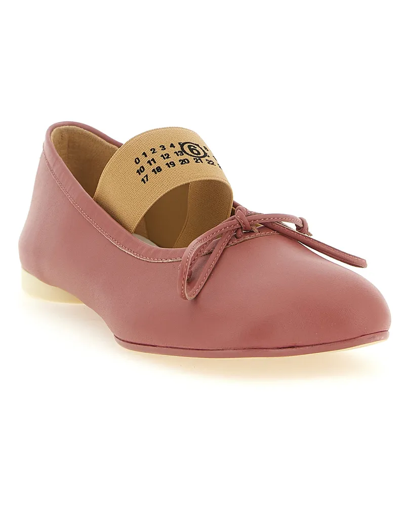 Maison Margiela Anatomic Numeric Ballet Flat — Pink Pink