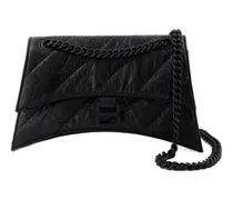 Crush Chain S Shoulder Bag — Black