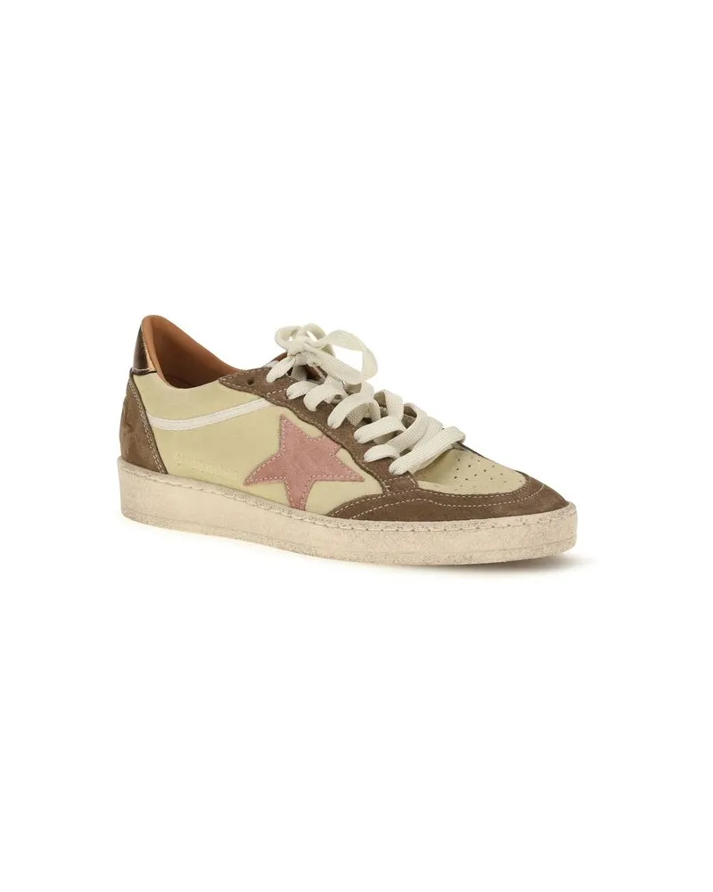 Golden Goose Women's Multicolor Calf Leather Bos Taurus Sneakers Multicolor