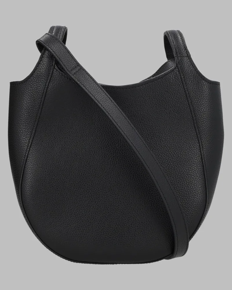 Longchamp Women's Shoulder Bag Le Foulonné Black Leather Black
