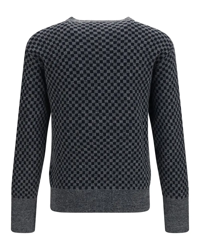 Vivienne Westwood Checkmate Sweater — Gray Gray