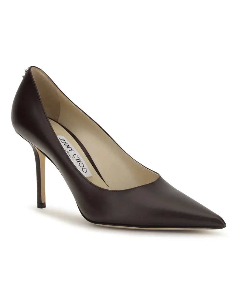 Jimmy Choo Women's Love Pumps Deep Merlot High Heel Shoes Burgundy