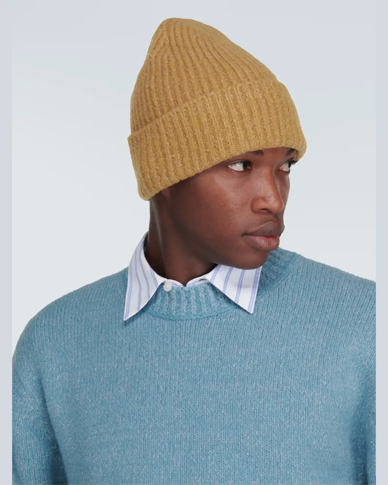 Acne Studios C40299 Beanie — Beige Beige