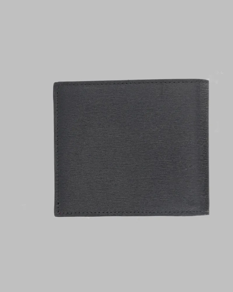 Paul Smith Bi-Fold Leather Wallet — Black Black