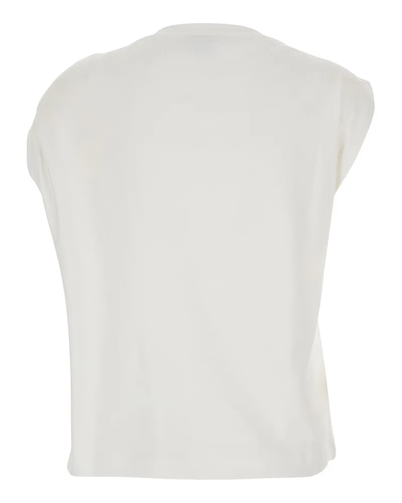 Pinko Women Dress Melody White Cotton Tops Top White