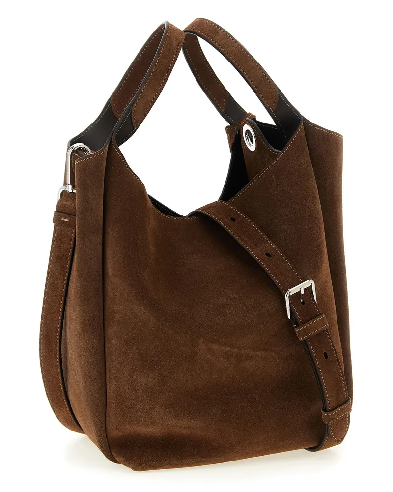 TOD'S Secchiello Bucket Bag — Brown Brown