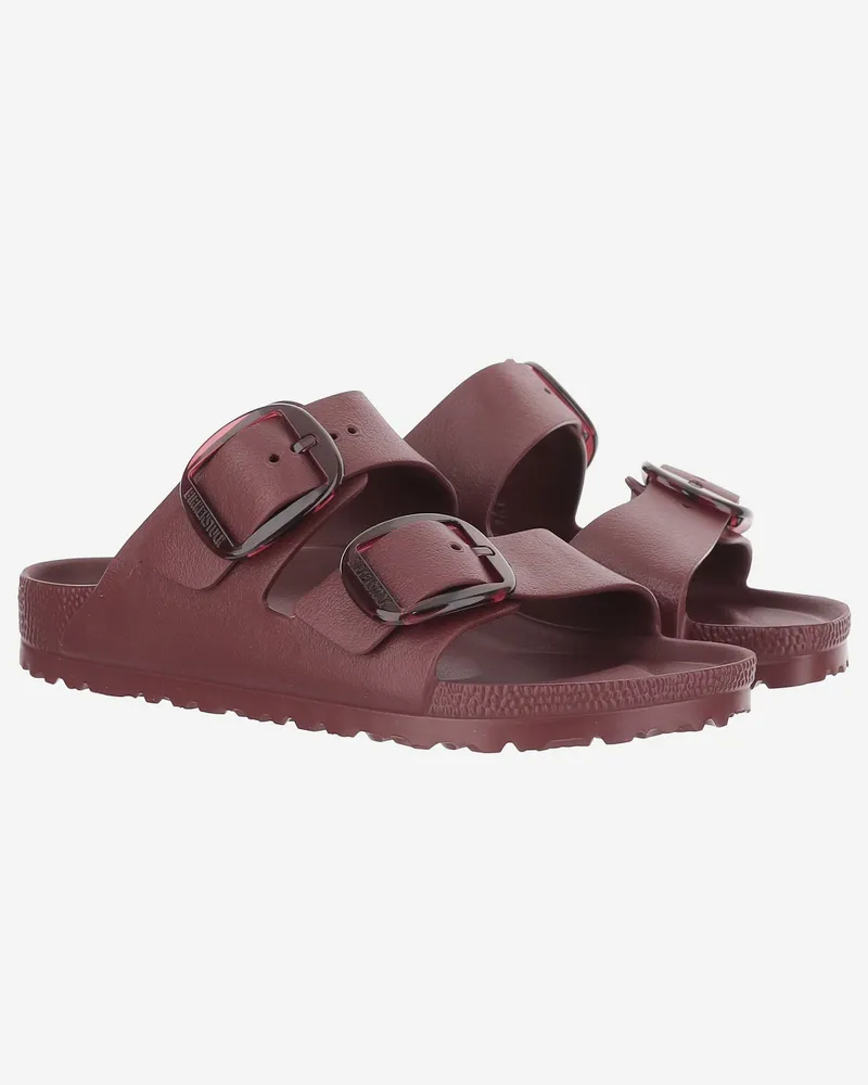 Birkenstock Unisex Sandals Arizona Big Buckle Bordeaux Eva Rubber Burgundy