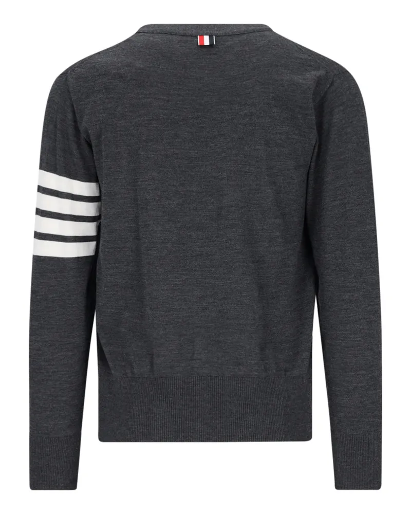 Thom Browne Men's Sweaters Grey Virgin Wool Gray