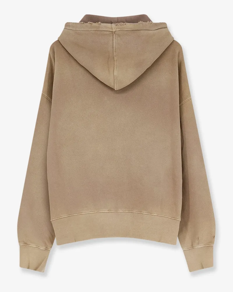 Golden Goose Unisex Cotton Sweatshirt Beige Sweatshirts Sweater Beige