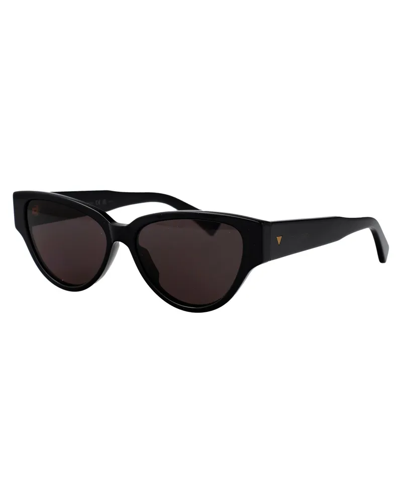 Bottega Veneta Women's Sunglasses Bv1319s Black-Grey Acetate Black-Black-Grey Black/black/grey Black