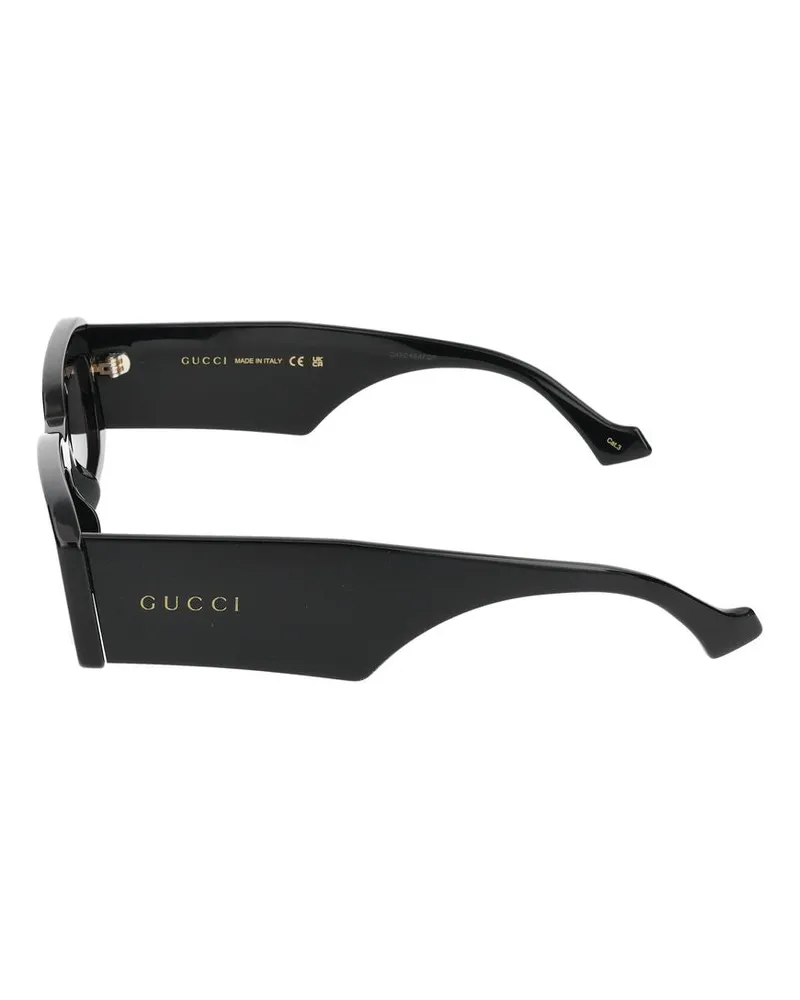 Gucci Men's Sunglasses  Gg1426s 001 Black Grey 19-145 Acetate Black