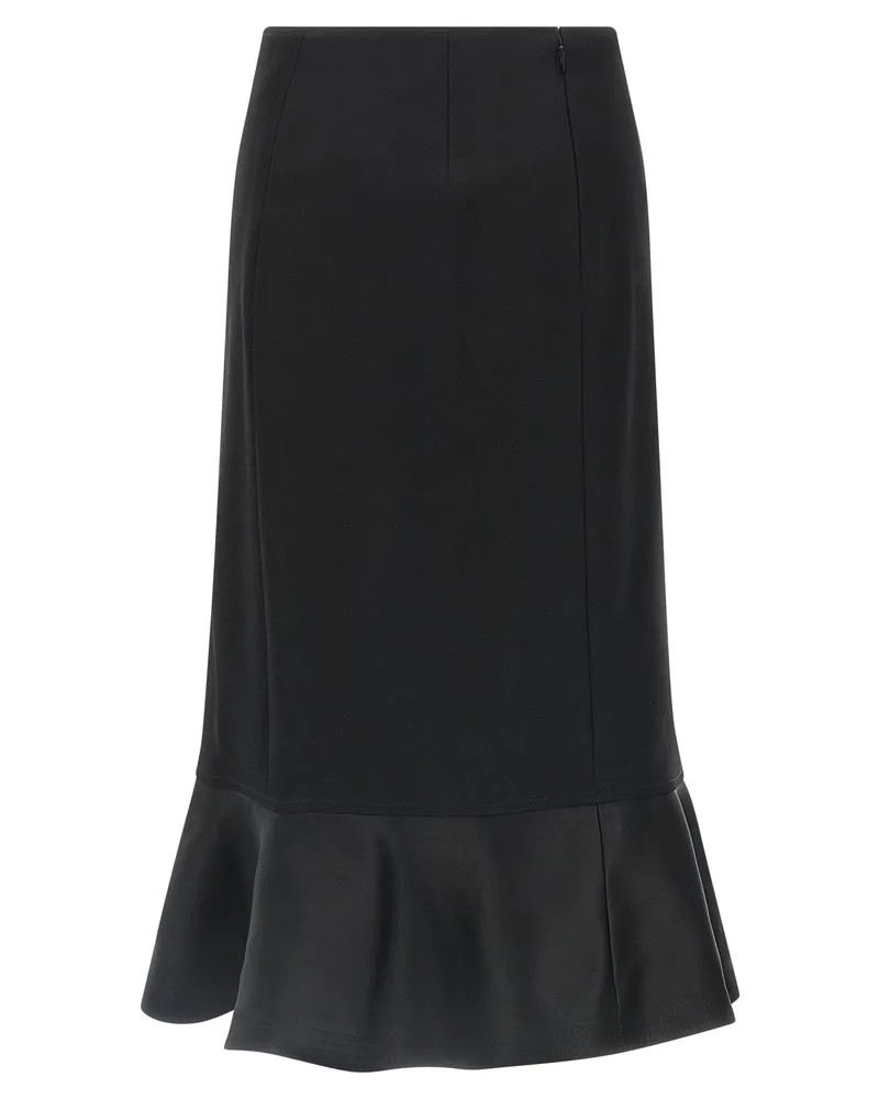 Fendi Grain de Poudre Skirt — Black Black