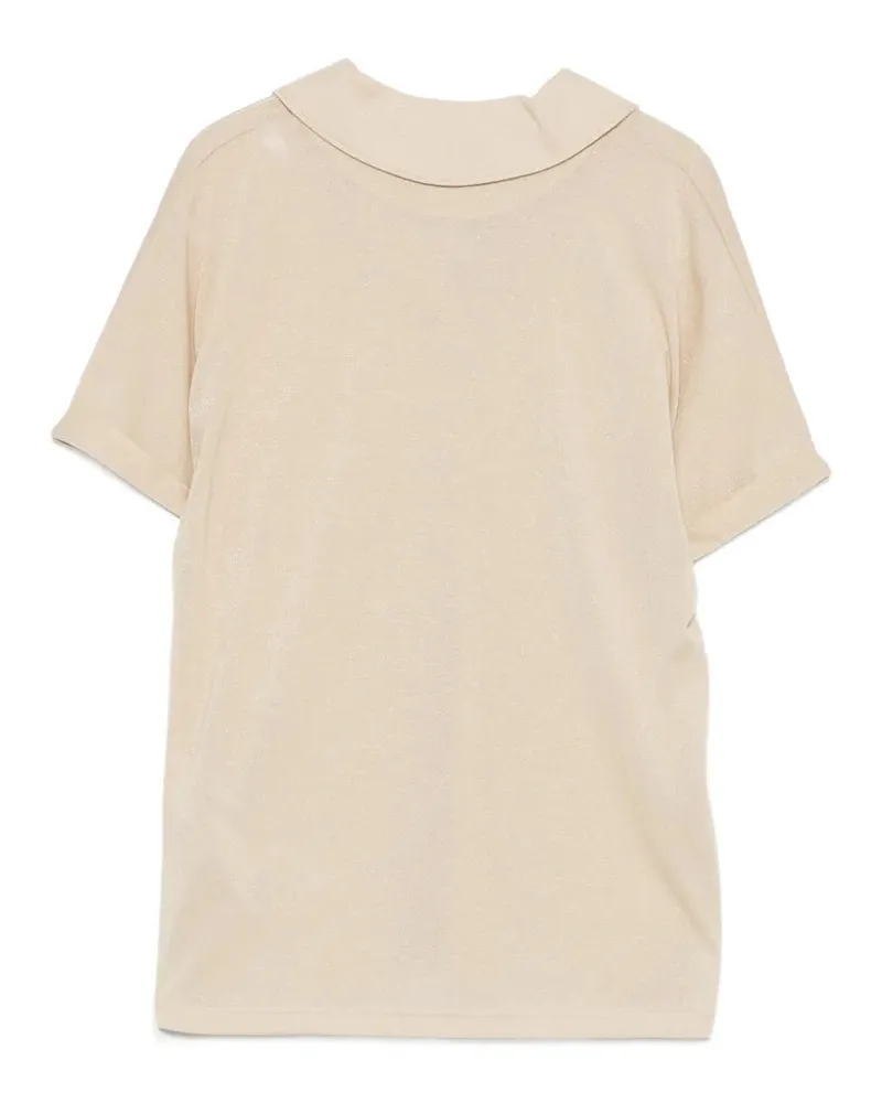 Eleventy Women's Short-Sleeve Top Ss26 W Beige