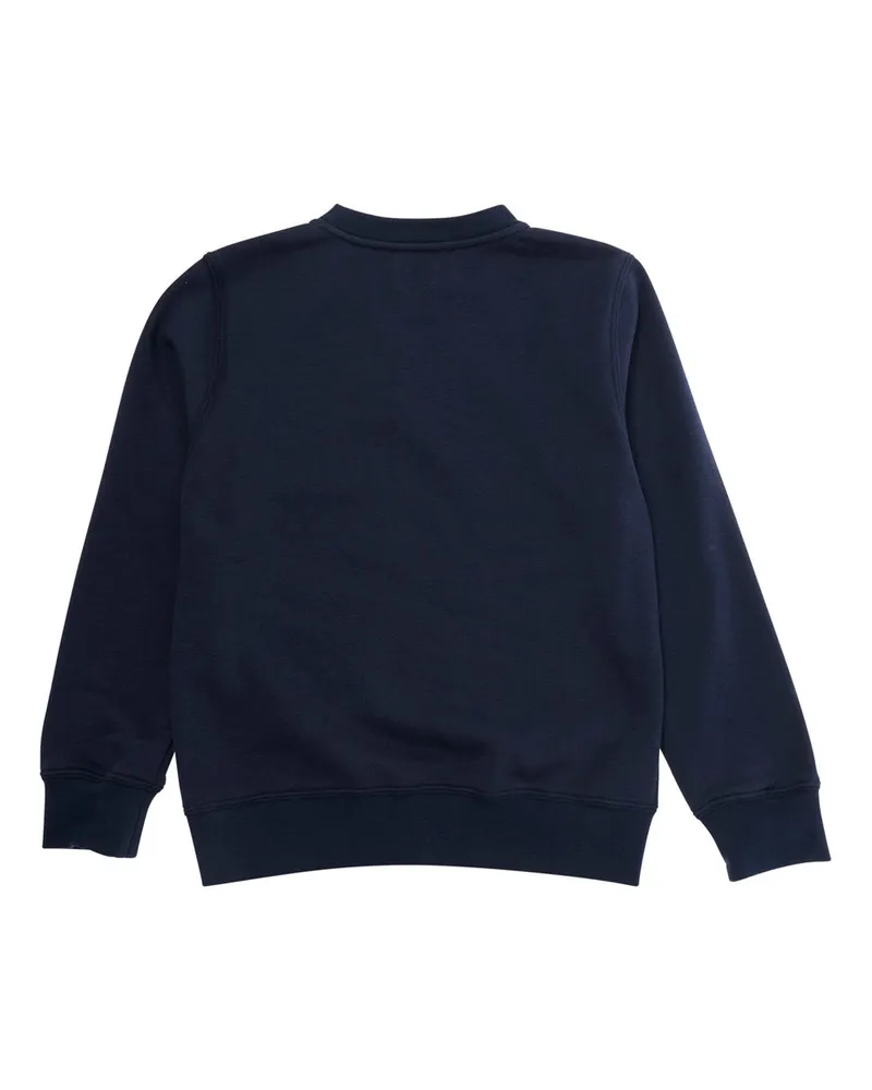 Golden Goose Boys' Kids Crewneck Sweatshirt Blue Cotton Hoods & Sweatshirts Navy