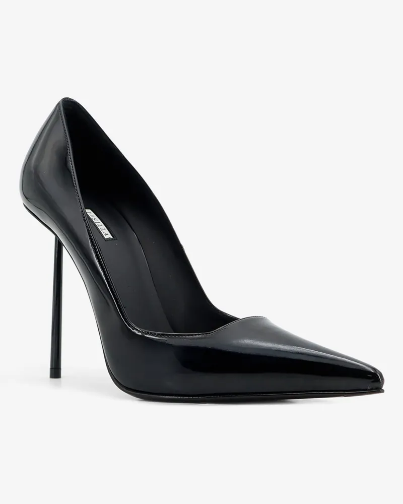 Le Silla Women's Pumps Amelia Patent Leather Black High Heel Shoes Black