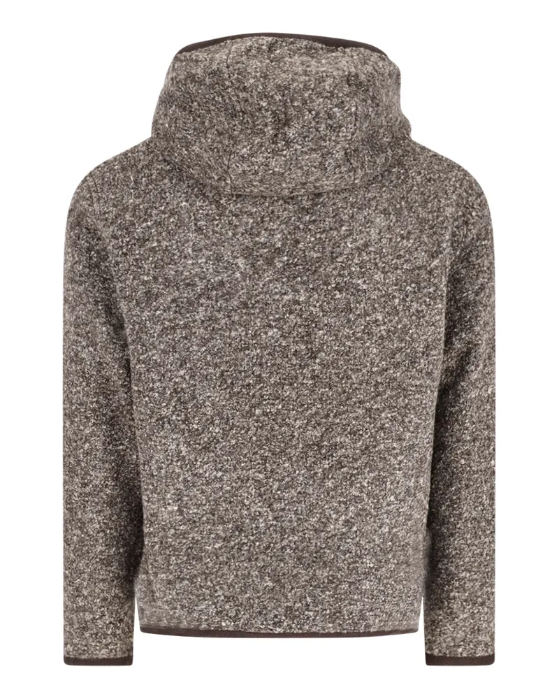 K-Way Men's Sweaters Brown Polyester Brown