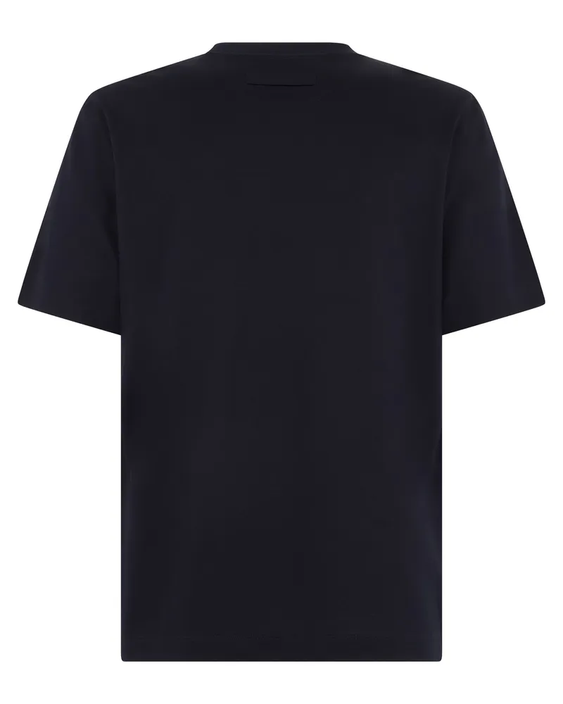 Ermenegildo Zegna Cotton T-Shirt — Black 