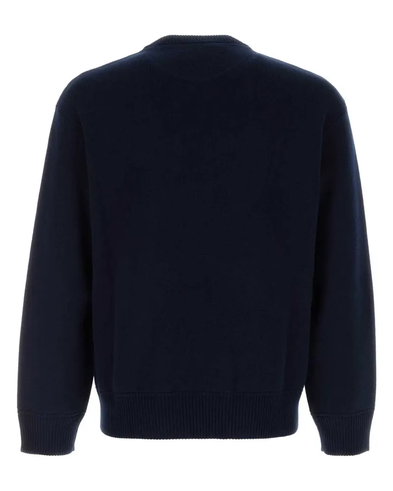 Valentino Garavani 5v3kc30aacf 598 Navy Exterior: Virgin Wool Maglieria Sweater Navy