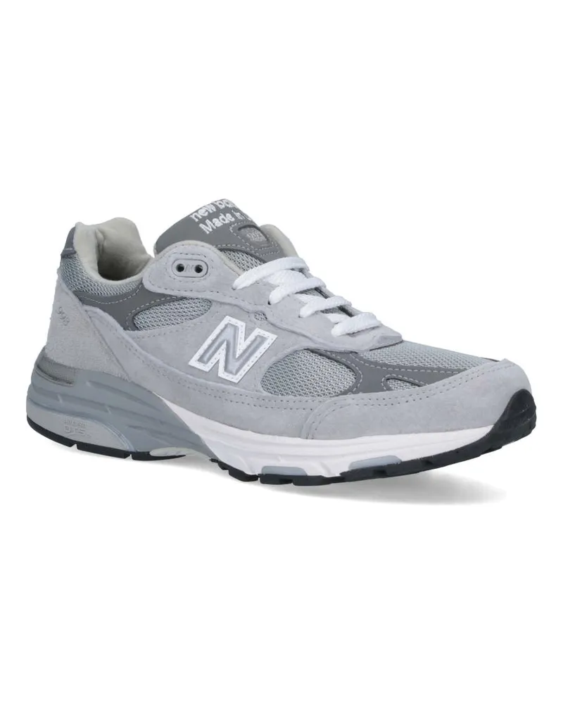 New Balance Unisex Sneakers Grey Pigskin Gray