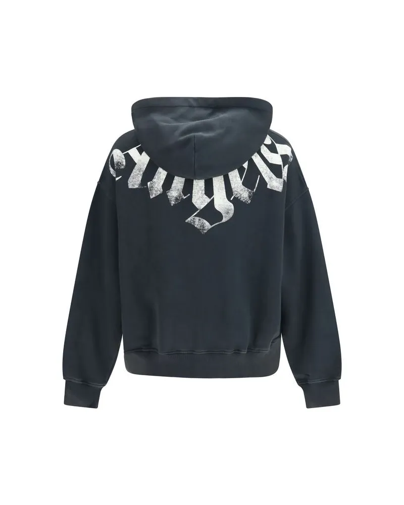 Palm Angels Men's Black Cotton Sweatshirt Clothing Black