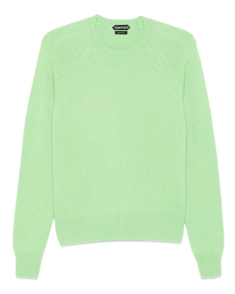 Tom Ford Men's Sweater Fluo Green Cashmere Green