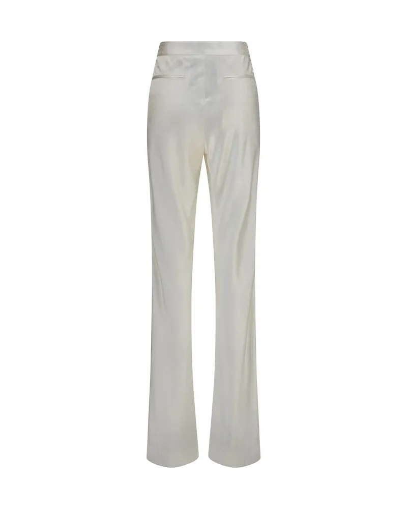 Tom Ford Women's Beige Viscose Dress Pants Beige