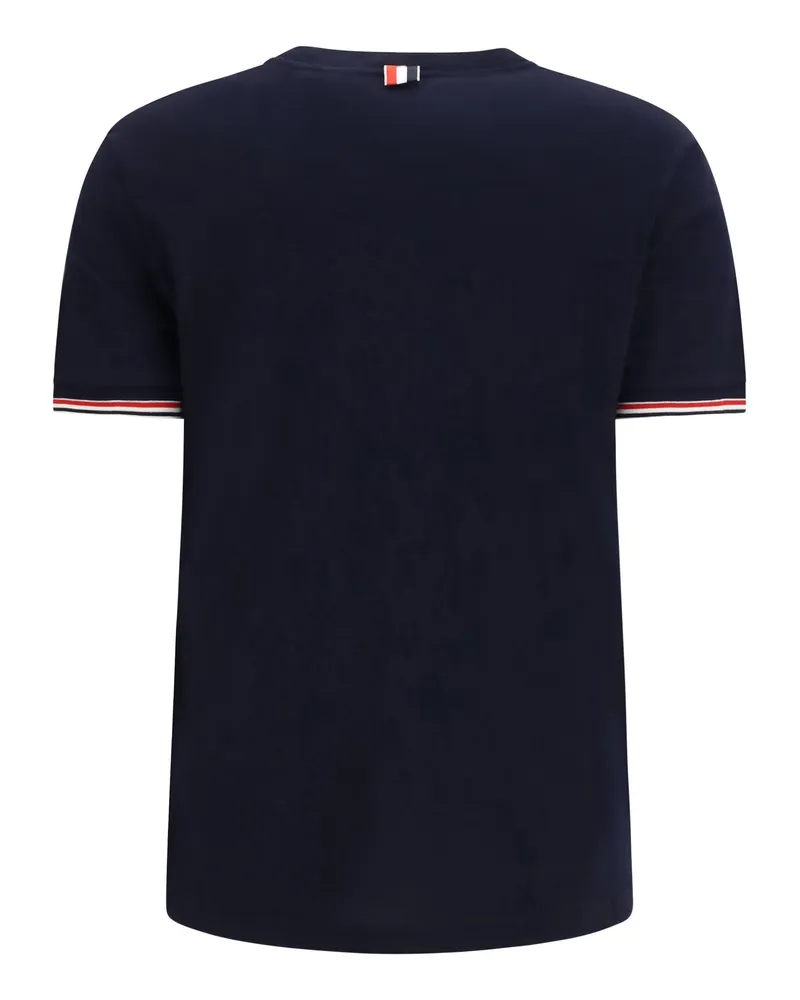 Thom Browne Women's Wool-Blend T-Shirt Navy T-Shirts And Polos Navy