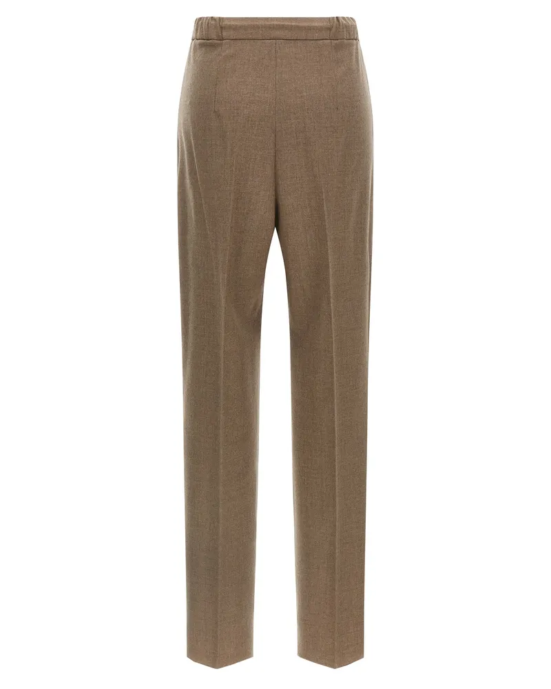 Max Mara Women's Gray Cashmere Casual Pants Gray