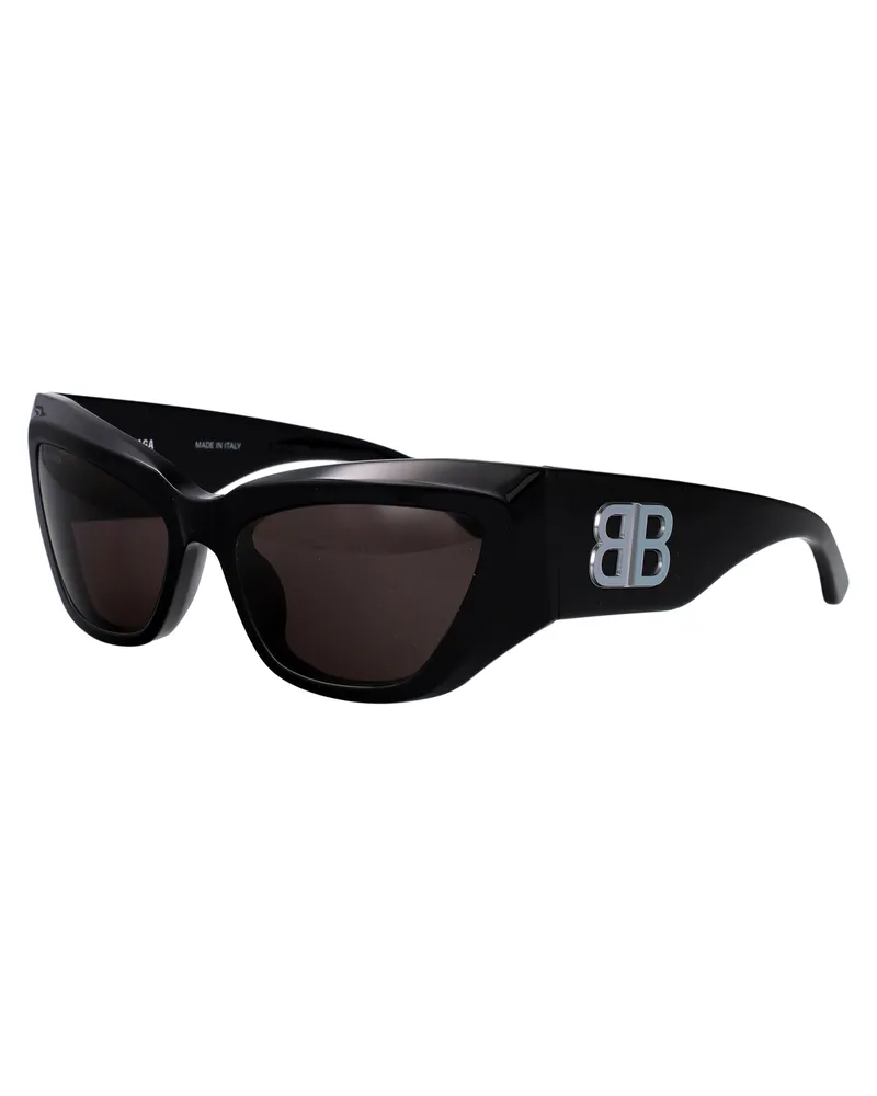 Balenciaga Women's Sunglasses Bb0444s Acetate Black-Grey Black-Black-Grey Black/black/grey Black