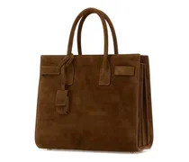 Women's Brown Suede Sac De Jour Handbag Orangecarcoocc Borse A Mano Bag
