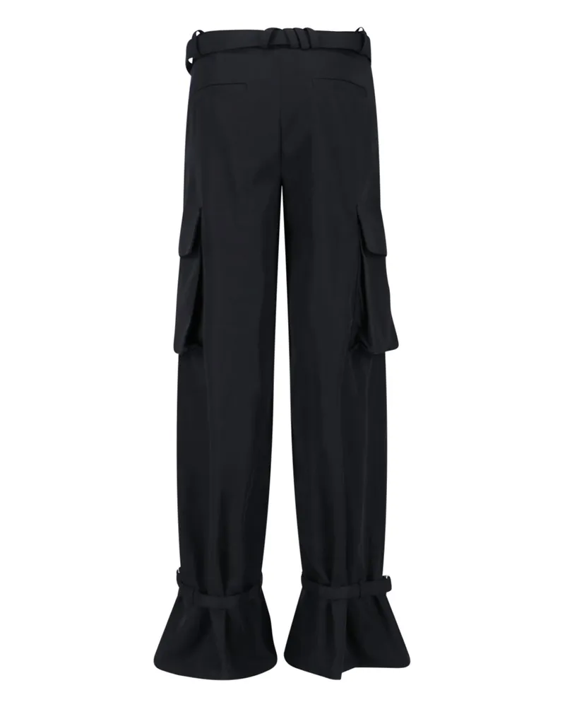 ATTICO Women's Trousers Black Polyester Black
