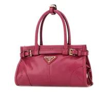 Women's Fuchsia Leather Mini  Bonnie Handbag Peonia N Borse A Mano Bag