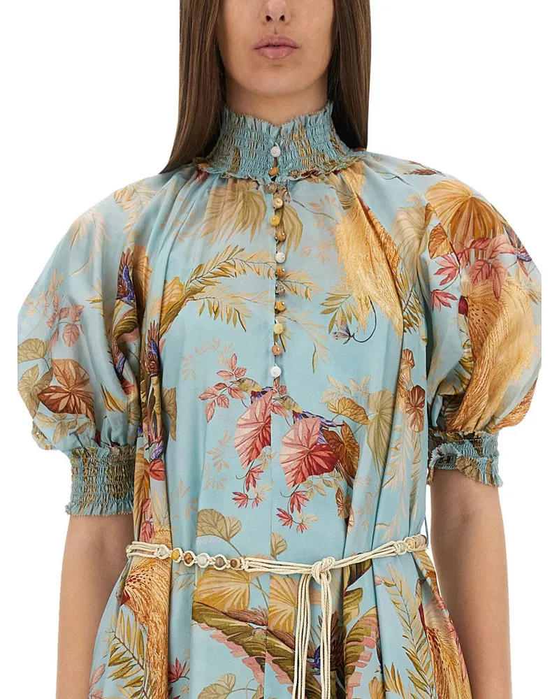 Zimmermann Ascension Maxi Dress — Multicolor Multicolor