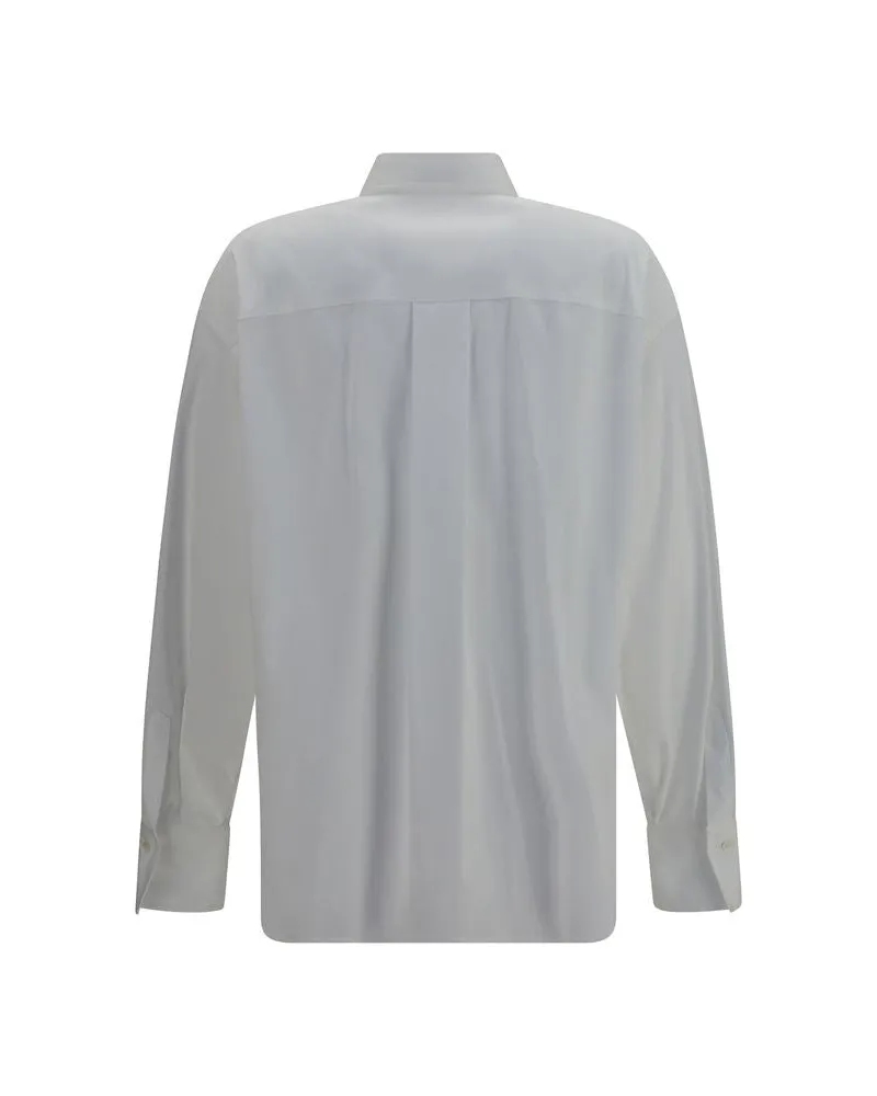 Brunello Cucinelli Women White Cotton Dress Shirt White