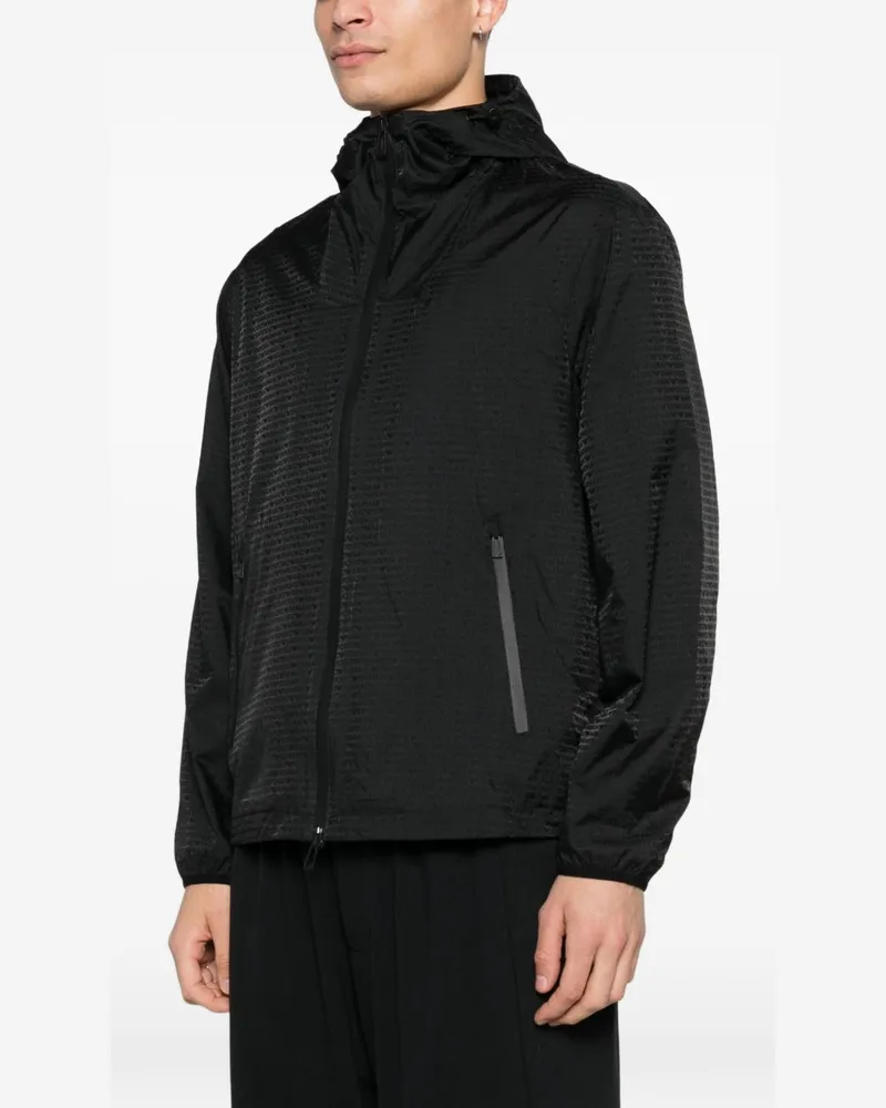Emporio Armani Nylon Blouson Jacket — Black Black