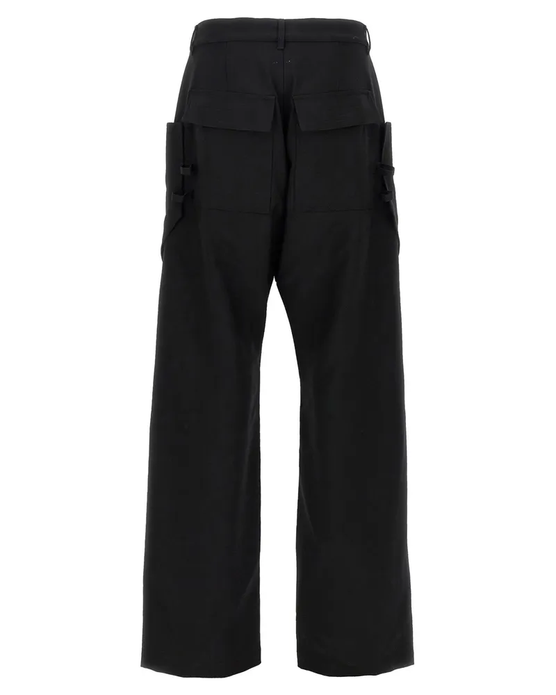 Rick Owens Stefan Cargo Pants — Black Black