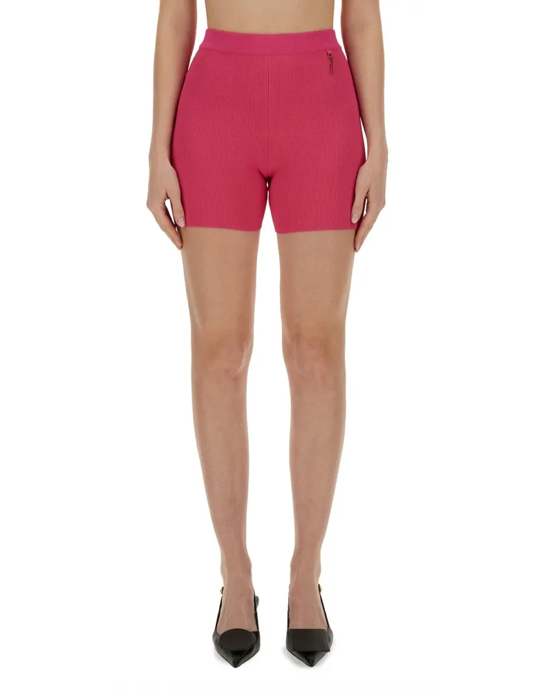Jacquemus Viscose Blend Shorts — Pink Pink