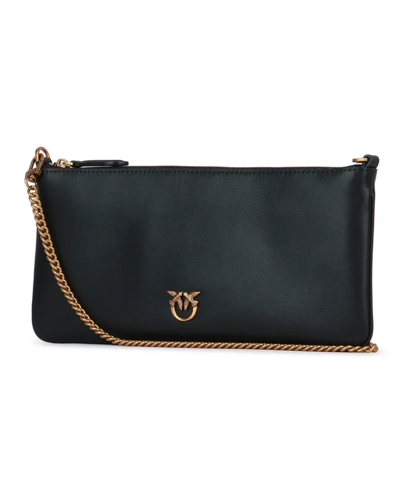 Pinko Women's Horizontal Flat Vitello Seta Z99q Borse A Mano Bag Black