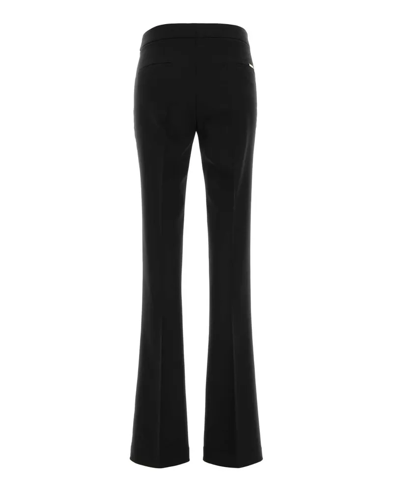 Blumarine Stretch Gabardine Trousers — Black Black