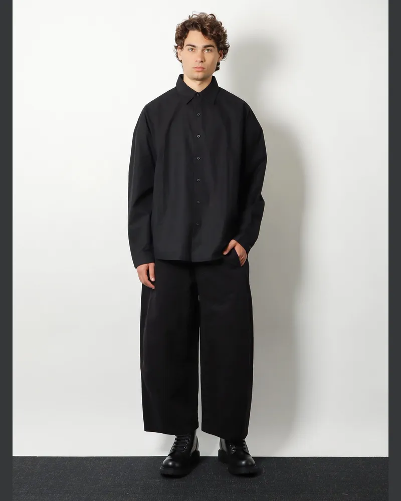 Entire Studios Unisex Cotton Trousers Black Black
